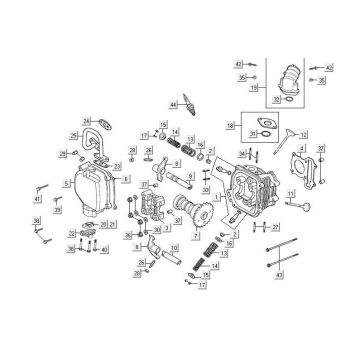 Zylinderkopf Maxxer 90 Schwarz