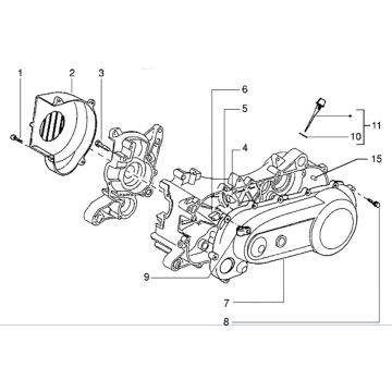 Kupplungsdeckel - Rolldeckel Piaggio Zip RST
