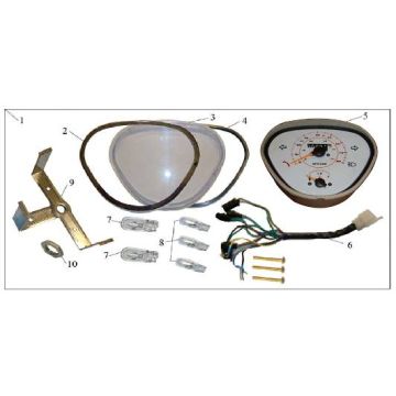 Cockpit-Teller AGM GT blau