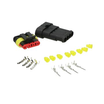 Anschlussstecker (Superseal) 4-polig WR (u.a. Piaggio-Roller)