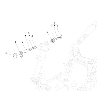 Zündschloss Piaggo Zip 4-Takt (Euro4-Einspritzung IGET)