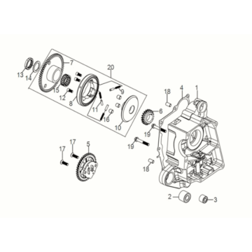 Kurbelgehäuse-Ölpumpe Assy Sym Symphony ST 50 E5
