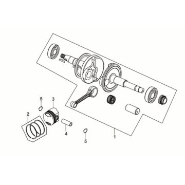 Sym Fiddle IV 50 E5 Korkrad