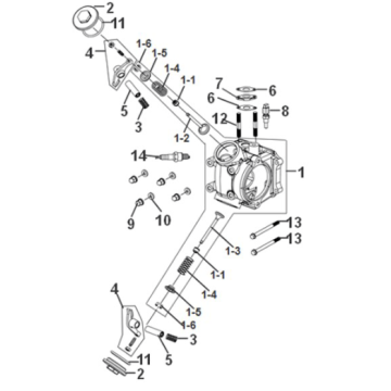 Zylinderkopf Sym Symphony ST 50 E5