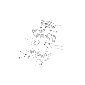 Armaturenbrett Aprilia SR 50 H2O dH+Vergaser 2004-2009