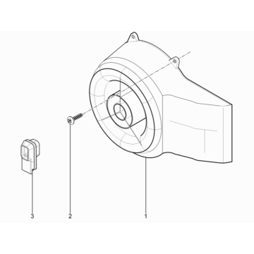 Schwungradabdeckung Piaggio Typhoon 50 2-Takt Euro 3 2011