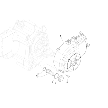 Magnetischer Schwungraddeckel Piaggio Liberty 50 4-Takt (IGET Euro 4)