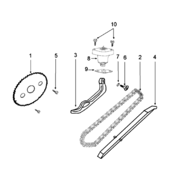 Distributie Peugeot Django 125 Allure E3 2014-2017