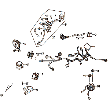Kabelbaum Sym Symphony (BK5560) schwarz