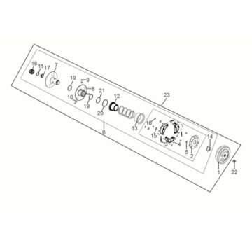 Angetriebene Riemenscheibe Assy Sym Symphony ST 50 E5