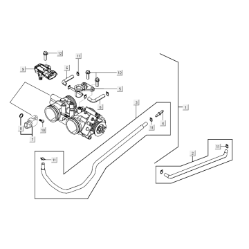 Drosselklappengehäuse Kymco AK550i