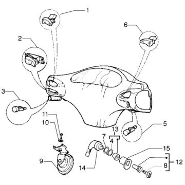 Elektroteile 2 Piaggio Liberty 4-Takt bis 2005