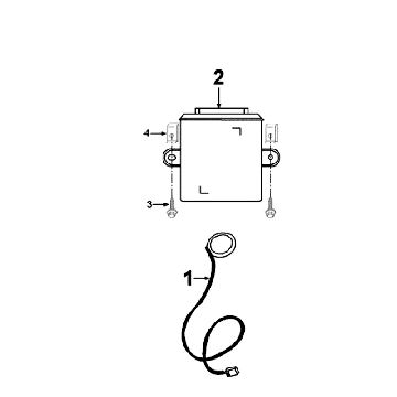 Elektronisches Teil Peugeot Elyseo schwarz