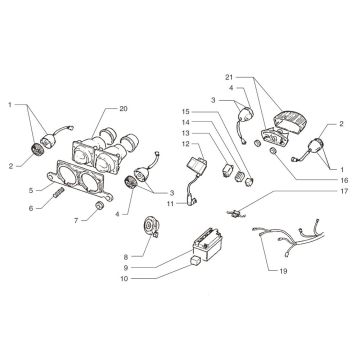 Elektroteile Beta Ark-K AC Gelb-Silber 2-Takt