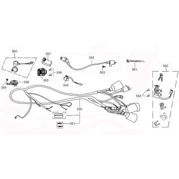 Elektrische Teile China R8 weiß