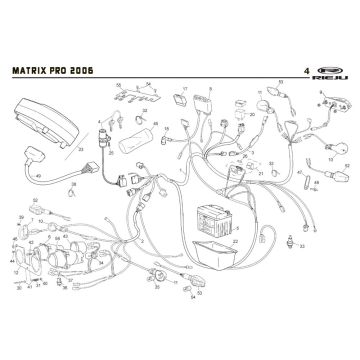 Elektroteile Rieju Rs2 pro schwarz 2009 2-Takt