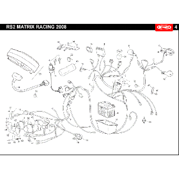 Elektroteile Rieju Rs2 Racing schwarz 2010 2-Takt