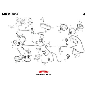 Elektroteile Rieju SMX p-up schwarz 2008 2-Takt