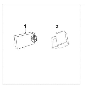 Elektronikteil Peugeot Speedfight 3 4-Takt Schwarz