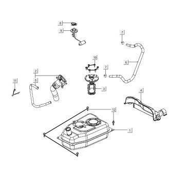 Treibstofftank Kymco People S150i E4