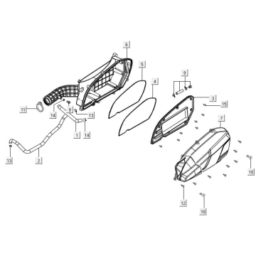 Luftfilter Kymco New Downtown 350I ABS