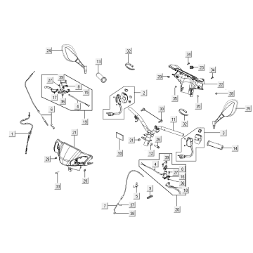Lenkungsteile Kymco E-Vitality
