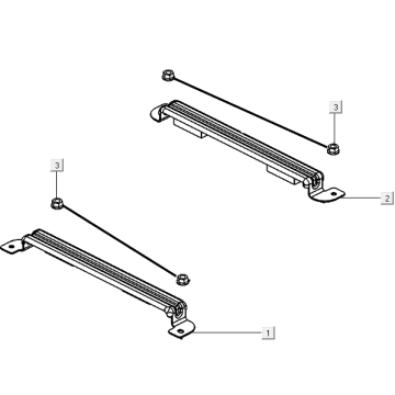 Kymco E-Vitality Montageplatte