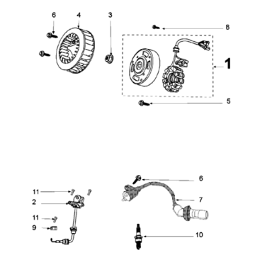 Schwungradmagnet Django 50 4T Evasion
