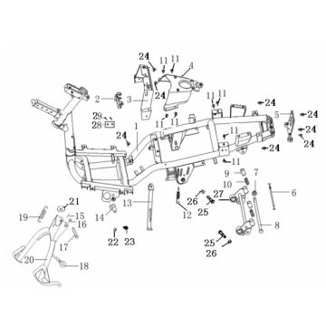 Rahmen Generic Ideo blue 2007 2-Takt 25