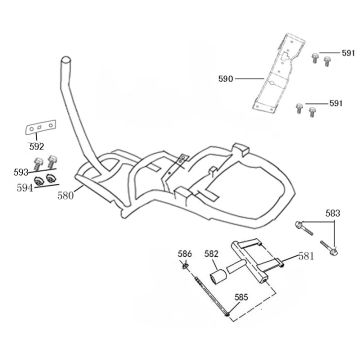Rahmen Sons Grace dunkelblau