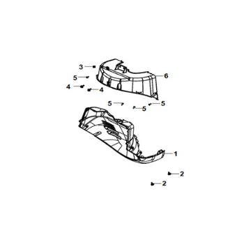 Vorderer Innenkotflügel Sym E-Fiddle