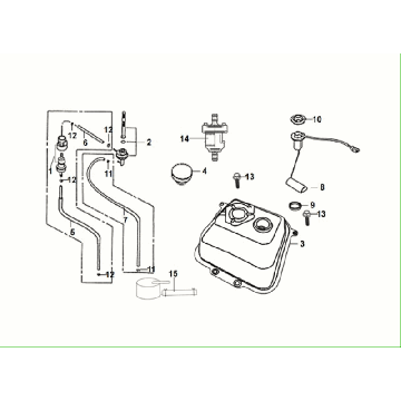 Benzintank Sym Fiddle ll 50 4T AC Euro 5