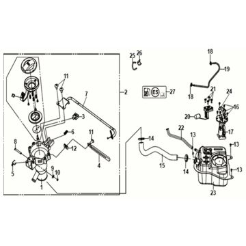 Fuel Tank Sym Orbit III 125I E5