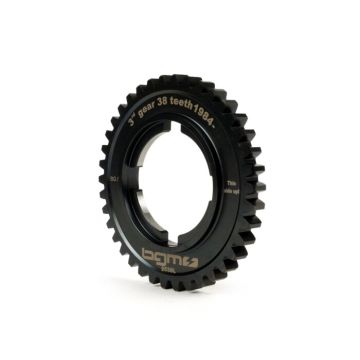 3. Gang Ritzel BGM PRO, Typ Lusso Vespa PX125-200 (1984->), T5 125cc, Cosa125-200, LML Star/Stella125/150 2-Takt 38 ​​Zähne
