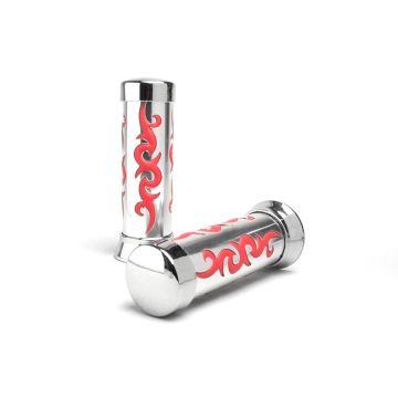 Griffe TRIBAL Durchmesser=22/24mm rot