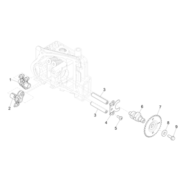 Piaggio Liberty 50 4-Takt-Balance- und Unterstützungsgruppe (IGET Euro 5)