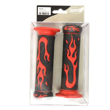 Griffe Gel MKX Flame Schwarz-Rot