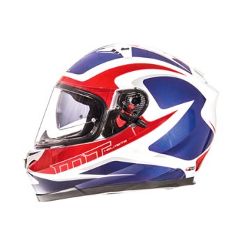 Integralhelm MT Blade Morph weiß/rot/blau