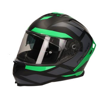 Vollhelm Vito Presto mattschwarz/grün/grau