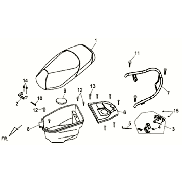 Helm Face Sym Allo GT (WH006 S882U) weiß/silber