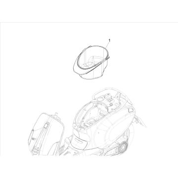 Helmfach Vespa Elettrica 25/KMH SCH E5 2021 (EMEA)
