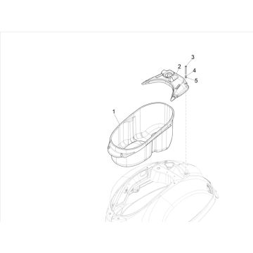 Vespa GTS 300 HPE 4T 4V IE ABS E4 2019 Helmfach (EMEA)