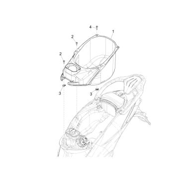 Liberty 125 IGET 4T 3V IE E4 ABS Helmfach 2015-2019 (EMEA)