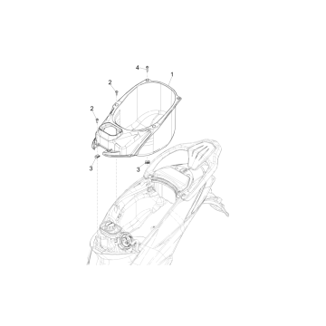 Helmabfalleimer Piaggio Liberty 50 4-Takt (IGET Euro 4)