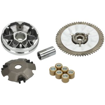 Variomatik Kit Modell China GY6 50cc 4-Takt inkl. 6,7 Gramm Kupplungsrollen (Motorcode 139QMB)Django ←2017/Kisbee/Agility/Baotian BT49-50/Huatian HT5/Veloce/V-click/Rex RS/Orbit 1