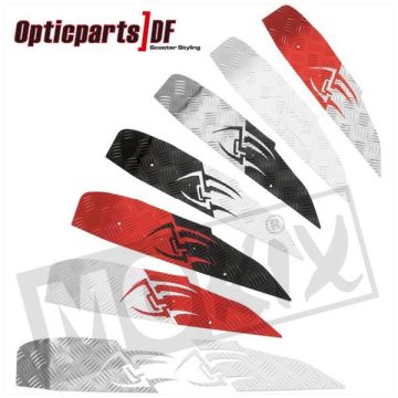 Trittplatte hinten Yamaha Aerox ST-16 weiß