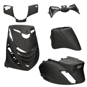 Verkleidungssatz Piaggio Zip 2000 SP matt schwarz