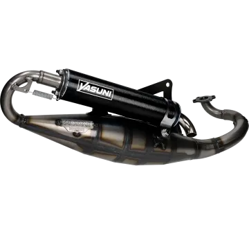 Auspuff Peugeot horizontaler 2-Takt Yasuni-R Schwarz