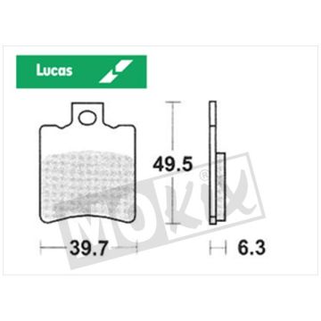 BREMSBELAG LUCAS „ECO“ APR/HON CE