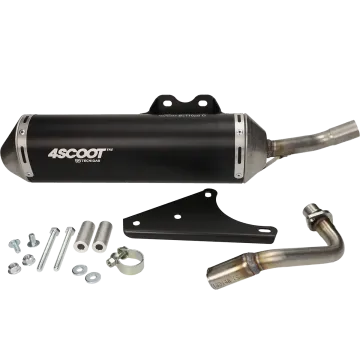 Auspuff Technigas 4Scoot-TRE Piaggio 50 4-Takt 2V Zip/LX/LXV/S/ET4/Scarabeo/Sportcity One/Atlantis/Centro/Fly/Liberty